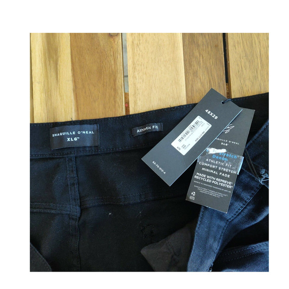 Shaquille O'Neal XLG NEW Men's Pants Athletic Fit Black Size 48 Inseam 29. - Picture 6 of 7